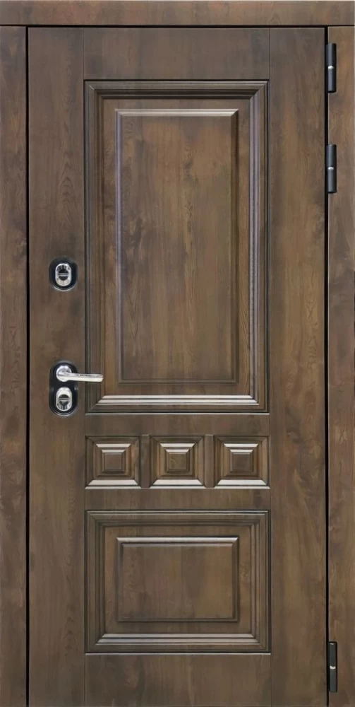 Входная дверь ДвериПРО Аура СБ-3 листв. бел. (21 беленый дуб) DPRO196767 внешняя сторона