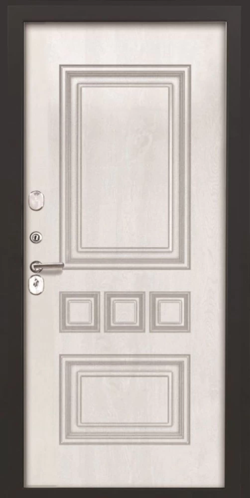 Входная дверь ДвериПРО Д-68 фл-608 винорит white DPRO192168 внутренняя сторона
