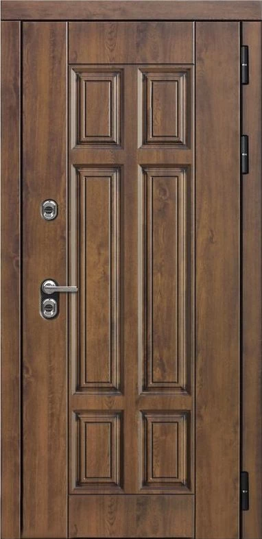 Входная дверь ДвериПРО Квадро ФЛ-677 (10мм, белый матовый) DPRO196530 внешняя сторона