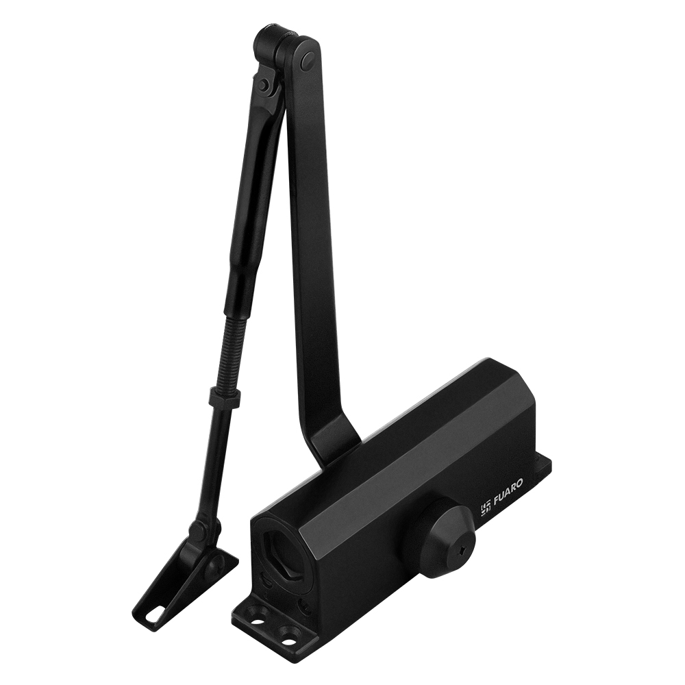 Фото Доводчик дверной DC20-3 (DC-203) BL до 65 кг (черный)