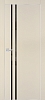 Межкомнатная дверь PX-11  AL кромка с 4-х ст. Бежевый матовый